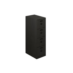 4-Drawer steel file cabinet 16.5 x 25 x 53" 24 gauge Cyber