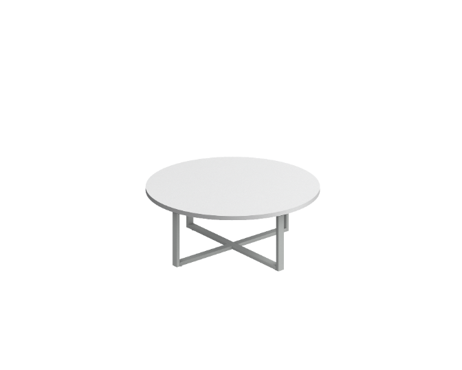 Whiteboard top round table 48 x 18&quot; Venti