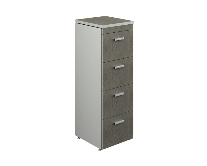 4-Drawer vertical file 16 x 19 x 50&quot; Kenza