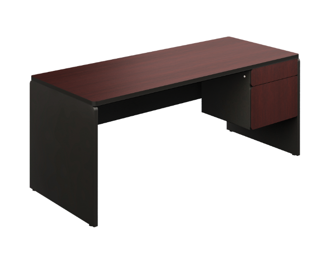 Single pedestal desk 72 x 31 x 30&quot; Spazio