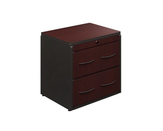 2 Drawer lateral file cabinet (letter) 30 x 23 x 30&quot; Spazio