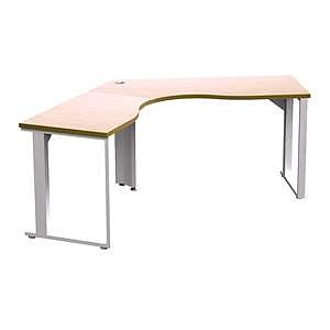 120" L-desk (Metal Leg) 60 x 60 x 30" Urban