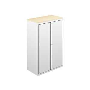 2 Door steel cabinet w/laminate top 34 x 19.3 x 54" Urban