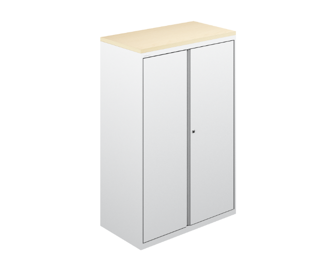 2 Door steel cabinet w/laminate top 34 x 19.3 x 54&quot; Urban