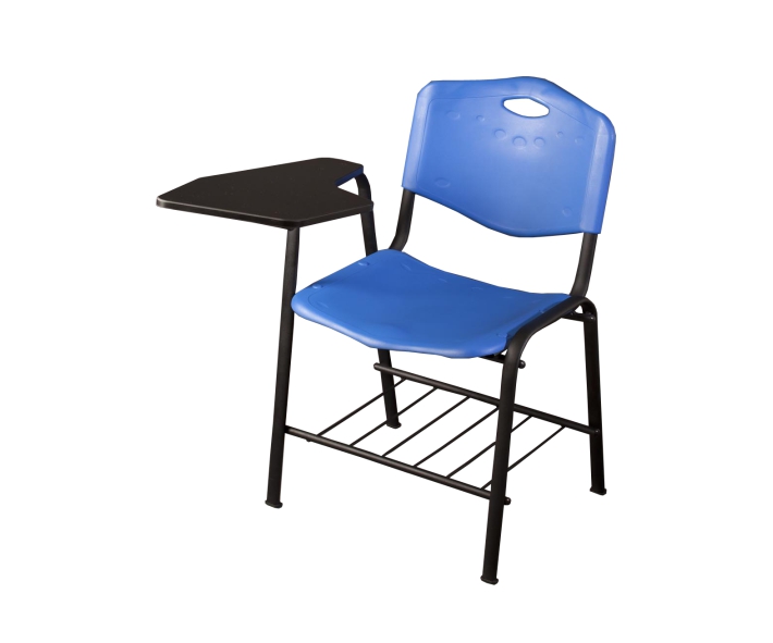 Tablet arm chair back/seat plastic