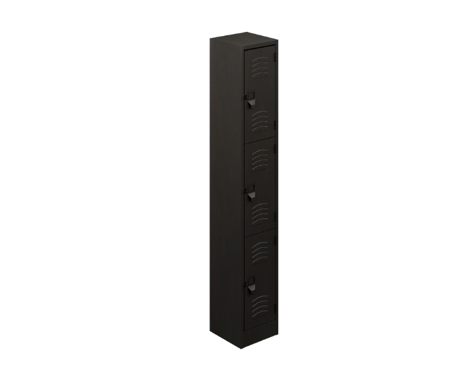 Locker Practico 3 Puertas 30 x 30 x 180 cm