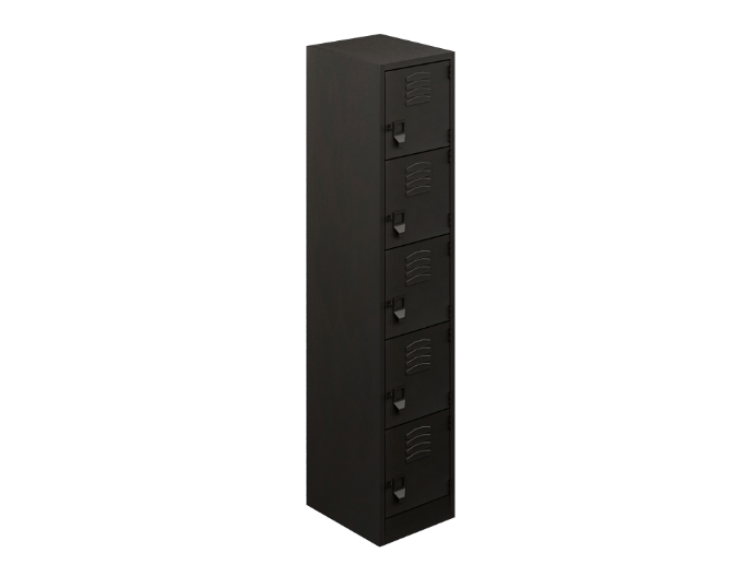 Locker Estandar 5 Puertas 38 x 45 x 180 cm