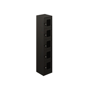 5-door 3B ventilated locker 24 gauge, 14 x 14.5 x 72"