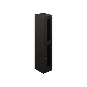 2-door standard ventilated locker 24 gauge top & back, 22 gauge body & doors 15 x 17.5 x 72"