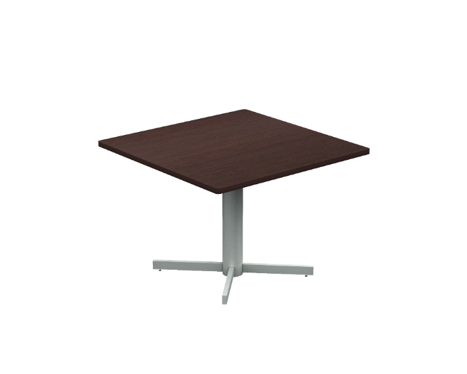 Mesa Break Cuadrada Base Cruz 105 x 105 x 75 cm BP