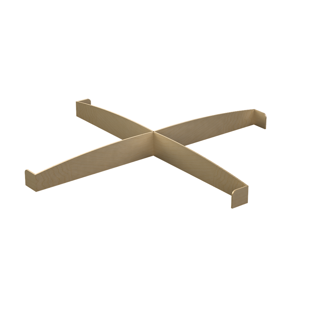 Kit de Mampara p/Cruceta Mod. Diag. L 320 x 40 cm 3MM Cyber