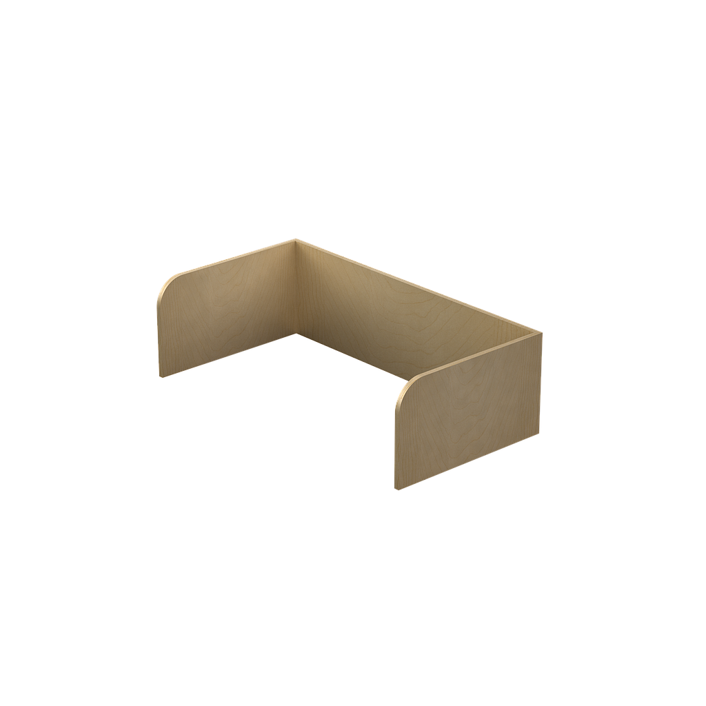 Mampara p/Mesa Operativa 120 cm 119 x 60 x 35 cm 3MM Cyber