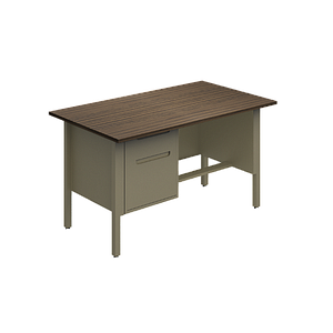 Single pedestal desk 60 x 30 x 30" Nova