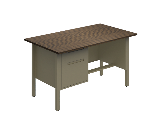 Single pedestal desk 60 x 30 x 30&quot; Nova