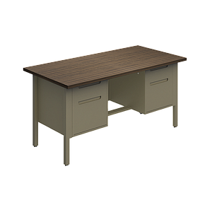 Double pedestal desk 60 x 30 x 30" Nova