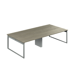 Benching multiuse final table "O" Leg 60 x 60" HPL