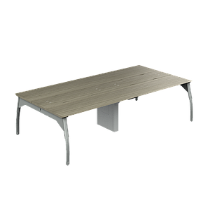 Benching multiuse final table, height adjustable "Arch" Leg 60 x 60" HPL