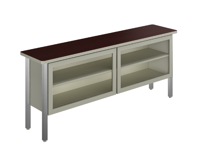 Credenza c/Puertas de Vidrio 150 x 40 x 75 cm Concord