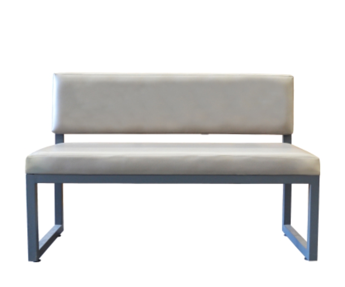 Banca Lisa con respaldo Liso 150 cm