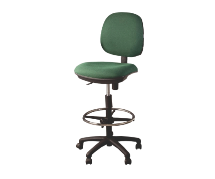 Silla Cajero s/Brazos Base Plastica c/Ruedas Comfort