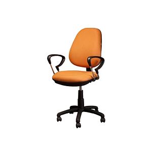 Silla Analista c/Brazos Cromo Ba/Plastica Comfort