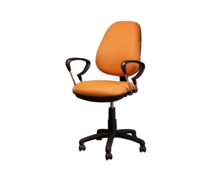 Silla Analista c/Brazos Cromo Ba/Plastica Comfort