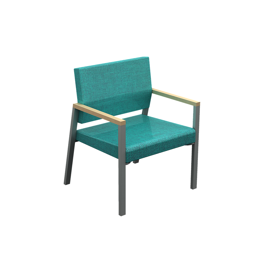 Silla de Visita/Recepcion Amplia 67 x 60 x 85 cm Seti