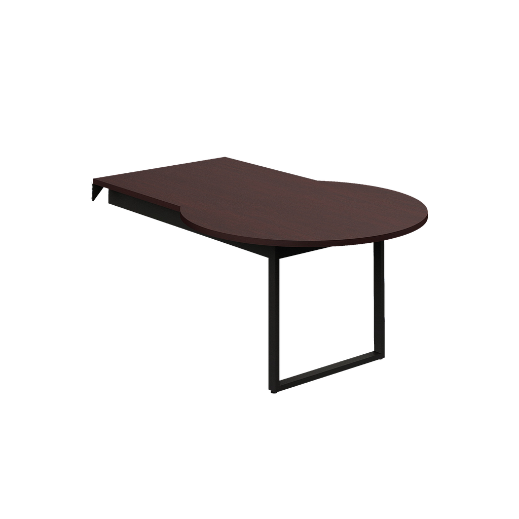 Mesa Colaborativa Tipo P a Mampara 180 x 120 cm Venti AP