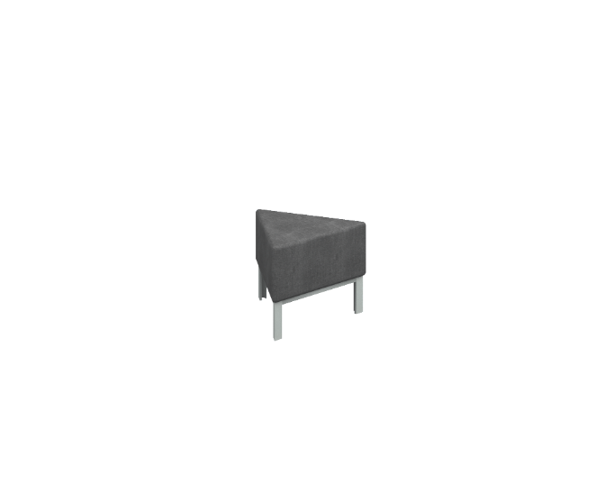 Triangle ottoman 26 x 22 x 20&quot; Venti