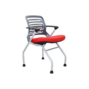 Silla de Capacitacion apilable fija Estructura Gris Ika