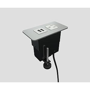 Minitap Clamp Mount 1 power USB 72" cord