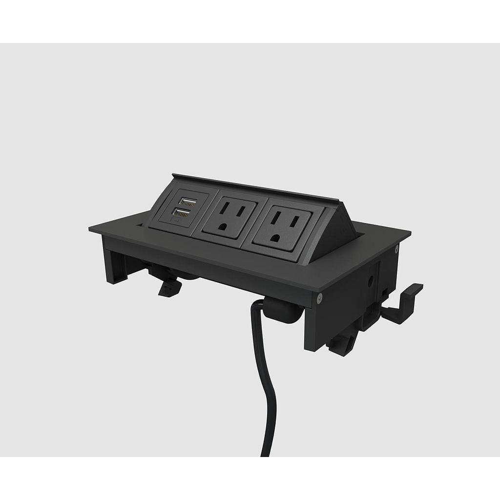 Multicontacto MHOB 2 Tomas/1 USB A+C 180 cm