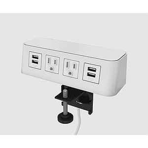 Multicontacto Burele 2 Tomas/2 USB A+C 180 cm
