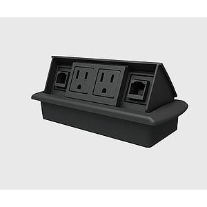 Miniport 2 power, 2 open data 72" cord