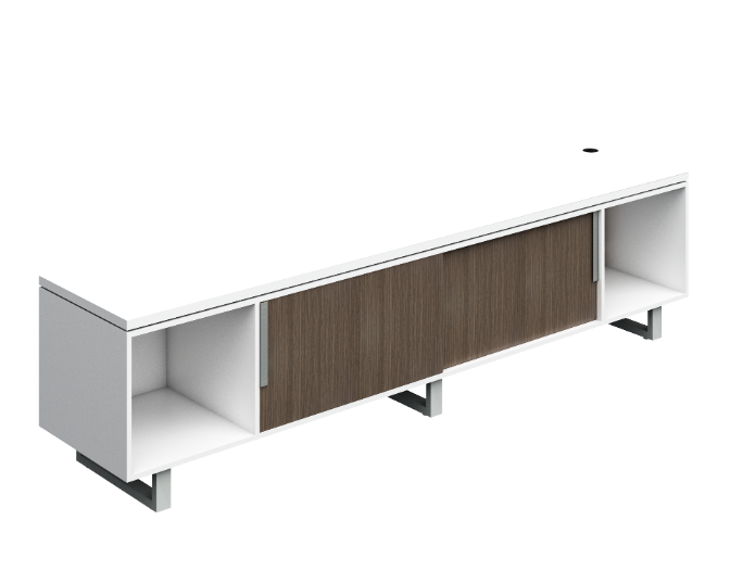 Credenza 2 Puertas Corredizas Centrales 240 x 52 x 60 cm G Connect CN