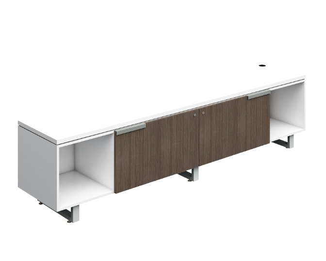 Credenza 2 Gavetas Centrales 240 x 52 x 60 cm G Connect BP