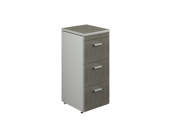 3-Drawer vertical file 16 x 19 x 42&quot; Kenza
