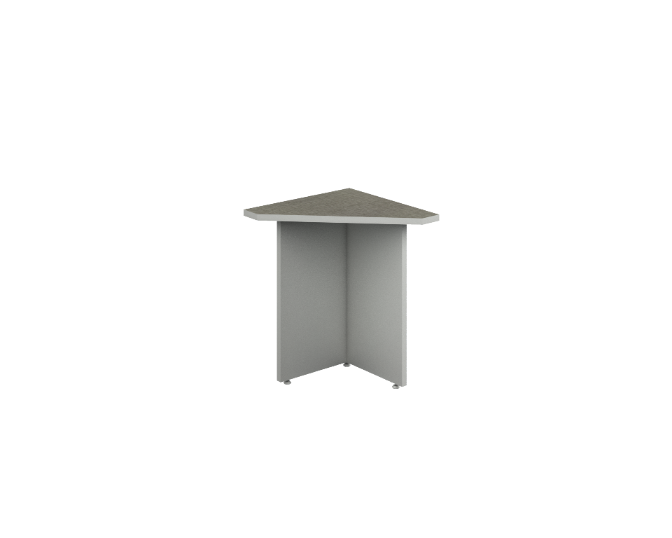 Triangular corner table for modular conference table 28 x 28 x 30 ...