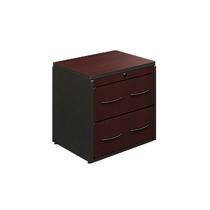 2 Drawer lateral file cabinet (letter) 30 x 23 x 30" Spazio