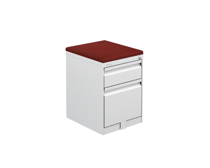 Pedestal 2 Gavetas Rodante c/Cojin 39 x 45 x 61 cm Urban