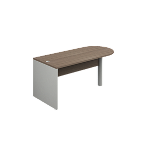 Peninsula desk 65 x 30 x 30", 4" leg Prime