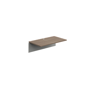 Bridge with half modesty panel 48 x 24 x 15.5" Prime