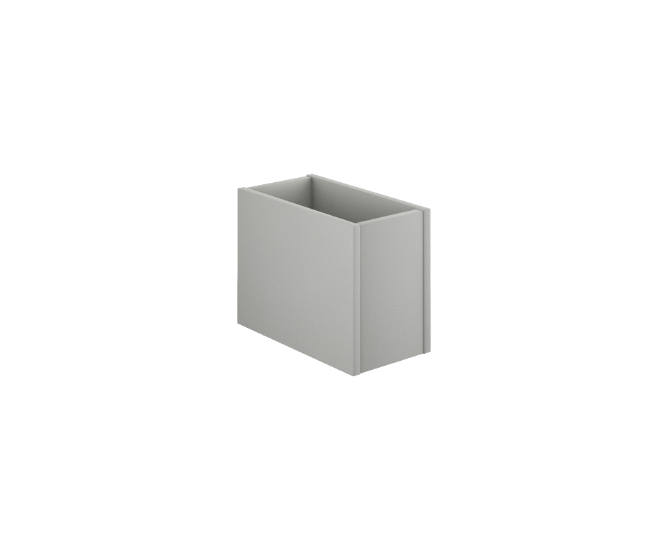 Prime LPL wastebasket 7.6 x 14 x 13&quot;
