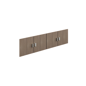 Kit 4 Puertas 42.7 x 39.6 cm p/Librero s/Credenza 180 cm Prime