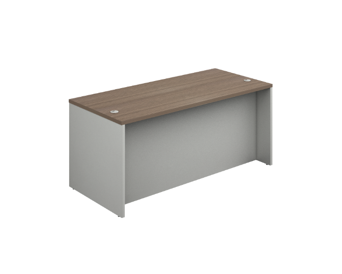Desk shell with full modesty 65 x 30 x 30&quot; Prime