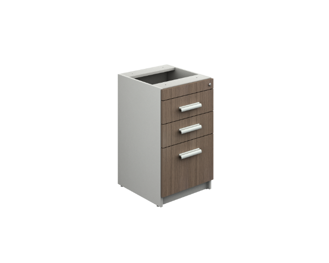 Pedestal 3 Gavetas 41 x 45 x 72 cm Prime