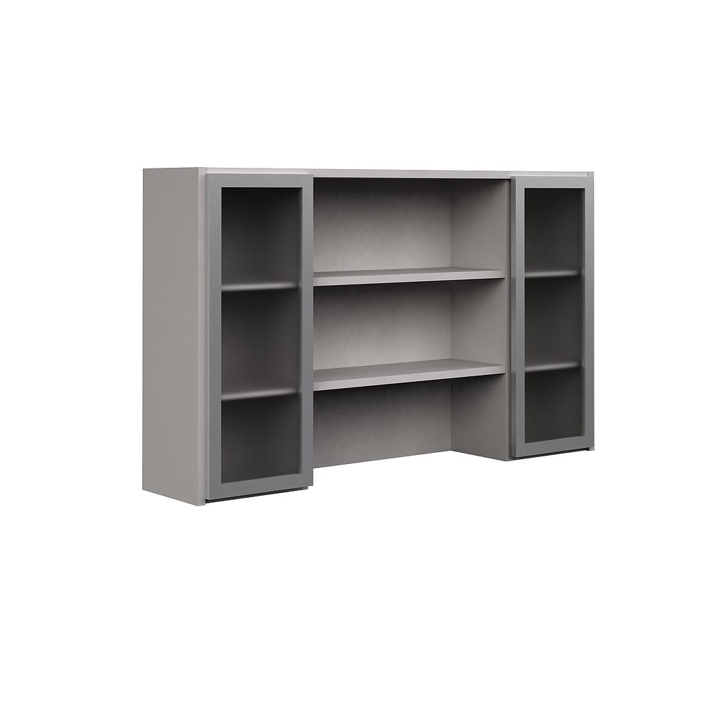 Librero s/Credenza c/Entrepaños y 2 Puertas Acrilico 178 x 35 x 105 Req