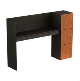 Librero s/Credenza 3 Puertas 160 x 40 x 120 cm Volt