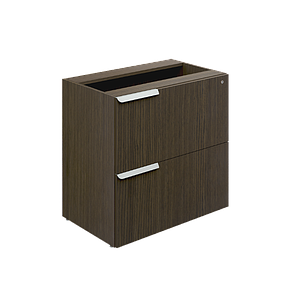 Mountable 2-drawer lateral file 30 x 19 x 28" Bento