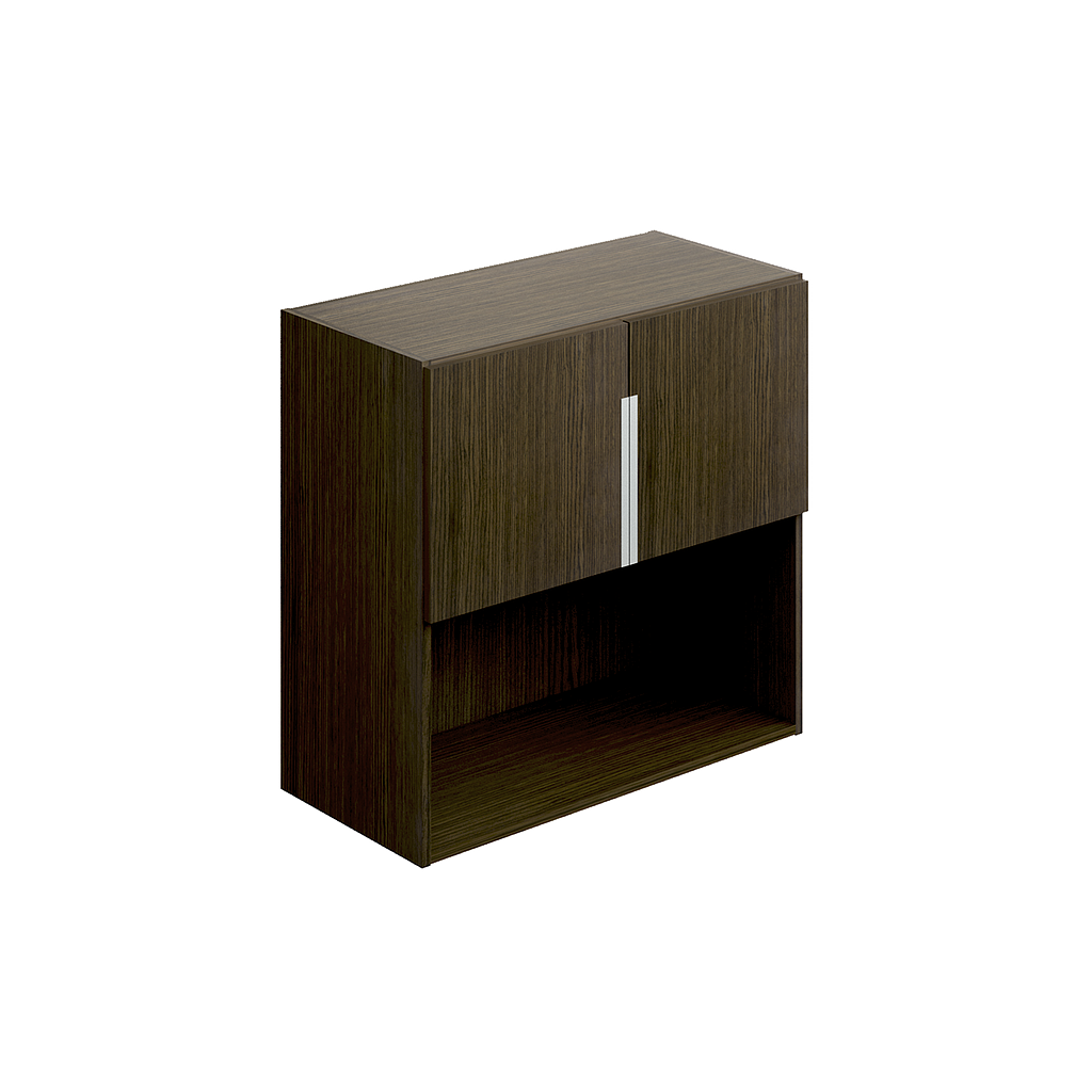 Open-storage 2-door wall mount 30 x 15 x 28&quot; Bento